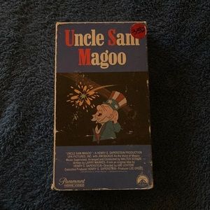 3/$15 Uncle Sam Magoo VHS Video Tape